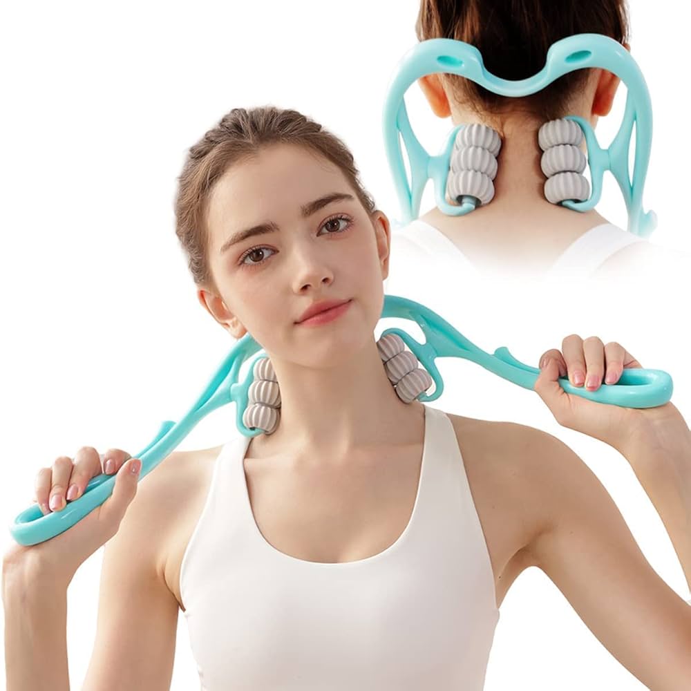 Multifunctional Manual Six-Wheel, Neck Roller Tool, Massaging Relief Device